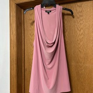 Draped Cowlneck Racerback Tank